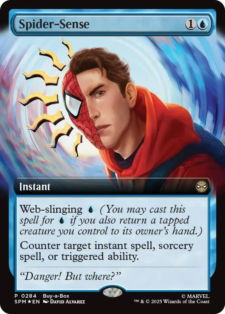 Image for Spider-Sense (Extended Art) (284) - Magic: The Gathering