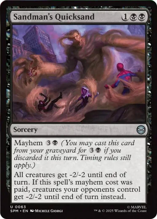 Image for Sandman's Quicksand (63) (Marvel's Spider-Man) - Magic: The Gathering