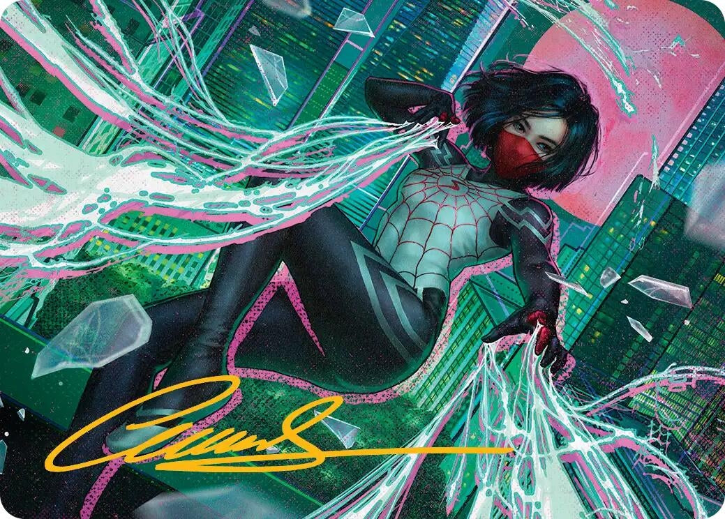 Image for Silk, Web Weaver Art Card (29/54) (Gold-Stamped Signature) (29) - Magic: The Gathering