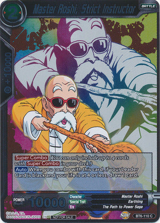 Master Roshi, Strict Instructor (Event Pack 4) (BT6-110) [Promotion Cards] | Red Riot Games CA