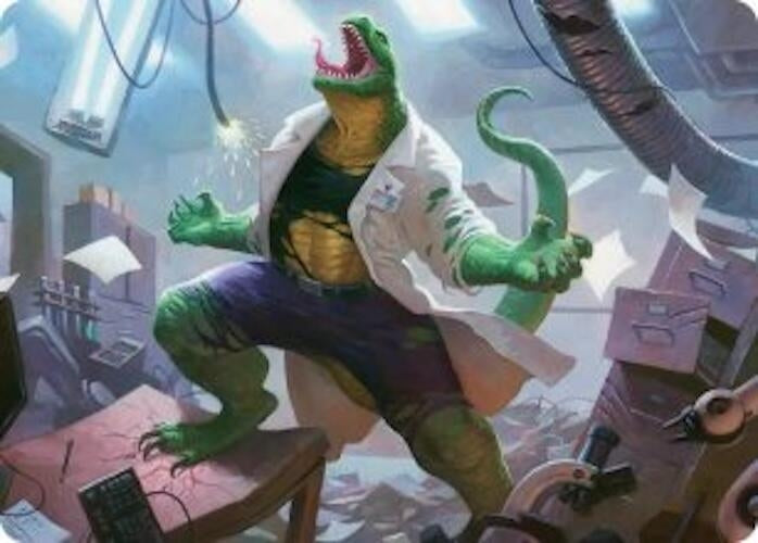 Image for Lizard, Connors's Curse Art Card (18) - Magic: The Gathering