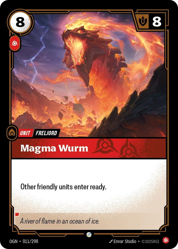 Image for Magma Wurm (011/298) (Origins) - Riftbound: League of Legends Trading Card Game