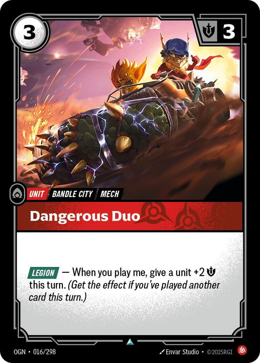 Image for Dangerous Duo (016/298) (Origins) - Riftbound: League of Legends Trading Card Game
