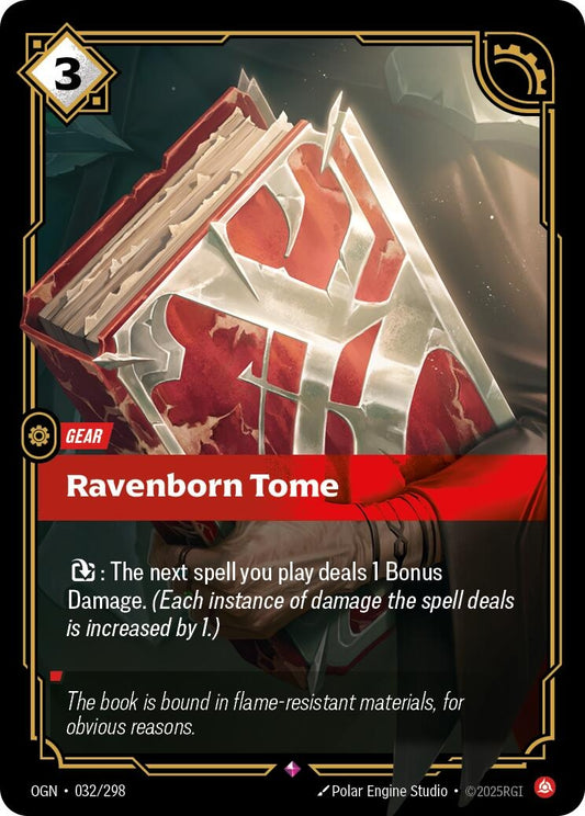 Image for Ravenborn Tome (032/298) (Origins) - Riftbound: League of Legends Trading Card Game