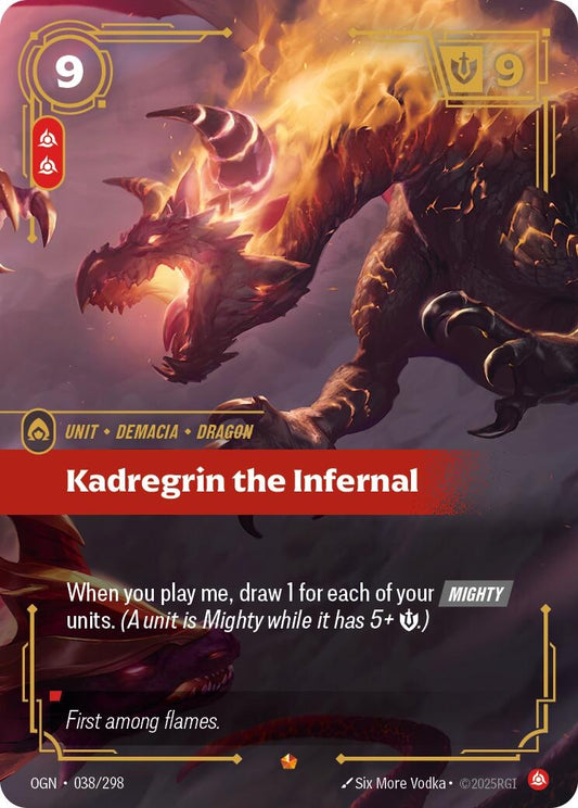 Image for Kadregrin the Infernal (038/298) (Origins) - Riftbound: League of Legends Trading Card Game