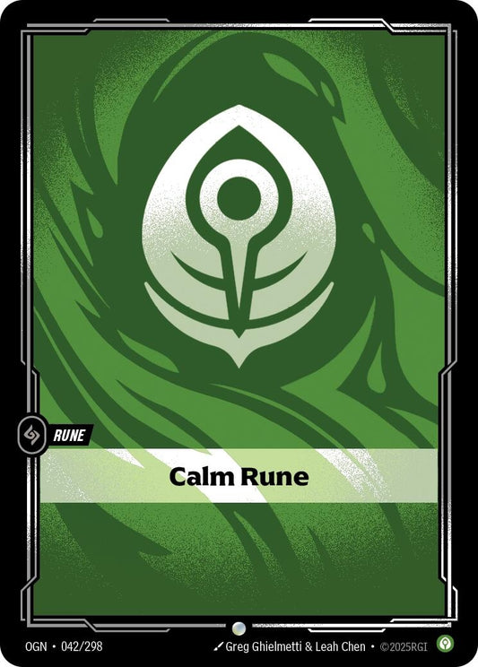 Image for Calm Rune (042/298) (Origins) - Riftbound: League of Legends Trading Card Game