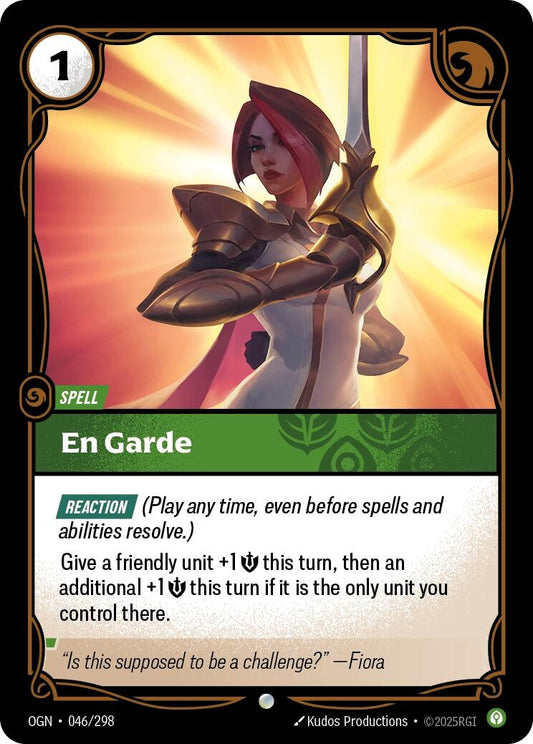 Image for En Garde (046/298) (Origins) - Riftbound: League of Legends Trading Card Game