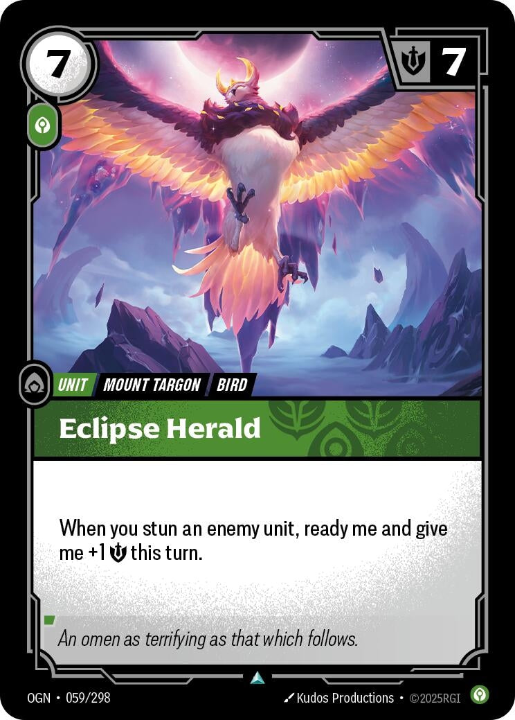 Image for Eclipse Herald (059/298) (Origins) - Riftbound: League of Legends Trading Card Game