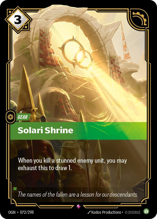 Image for Solari Shrine (072/298) (Origins) - Riftbound: League of Legends Trading Card Game