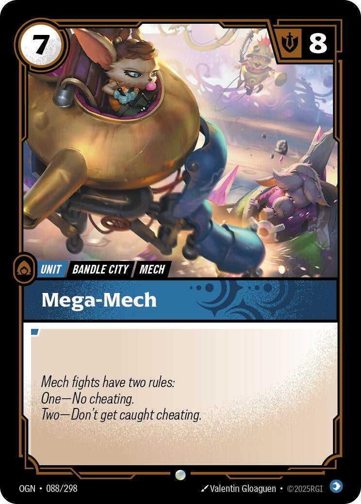 Image for Mega-Mech (088/298) (Origins) - Riftbound: League of Legends Trading Card Game