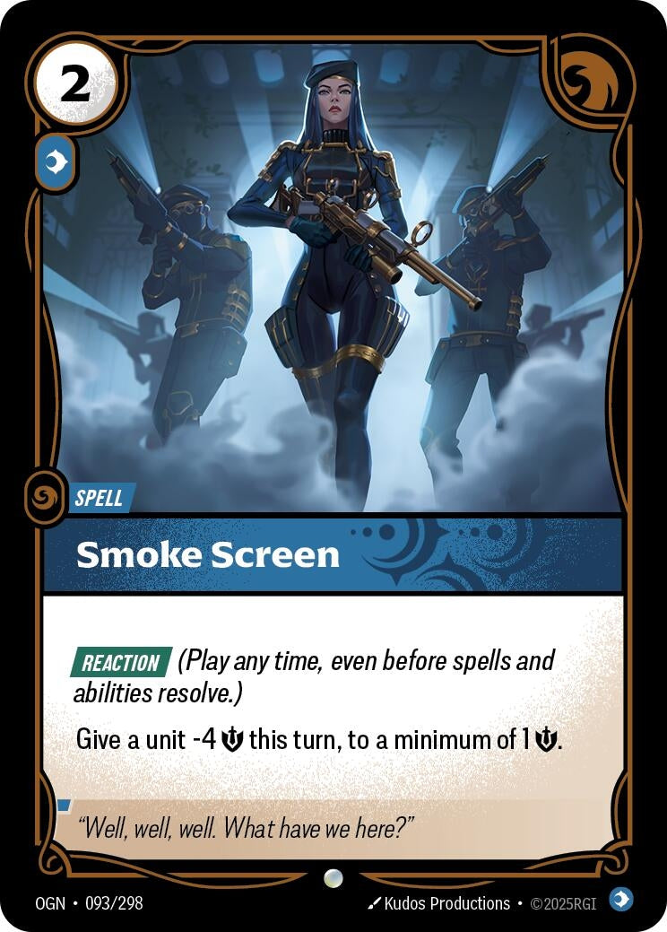 Image for Smoke Screen (093/298) (Origins) - Riftbound: League of Legends Trading Card Game