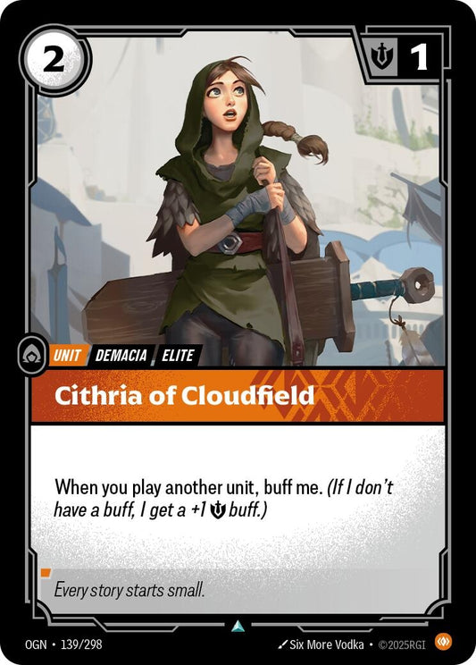 Image for Cithria of Cloudfield (139/298) (Origins) - Riftbound: League of Legends Trading Card Game