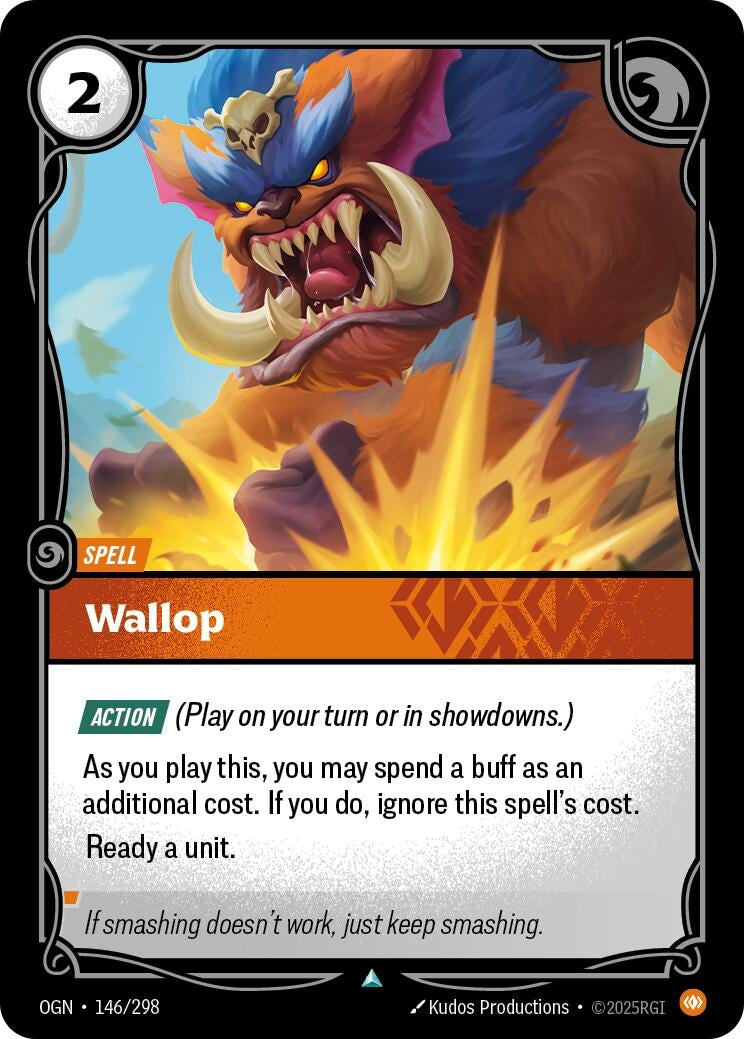 Image for Wallop (146/298) (Origins) - Riftbound: League of Legends Trading Card Game