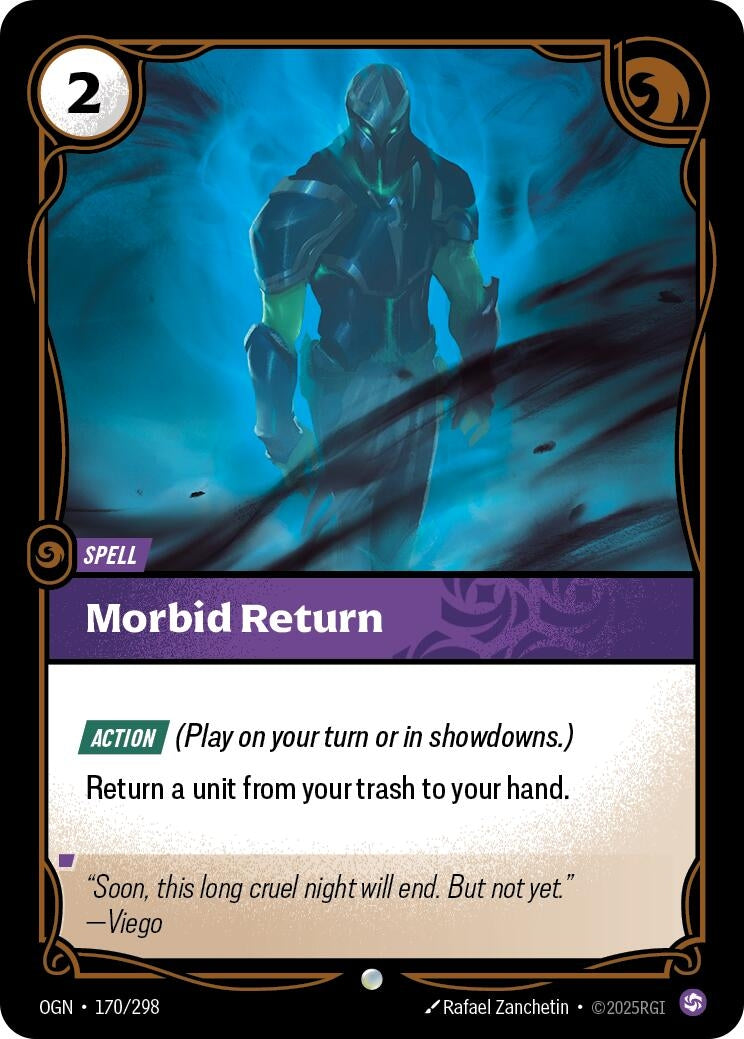 Image for Morbid Return (170/298) (Origins) - Riftbound: League of Legends Trading Card Game