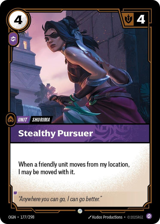 Image for Stealthy Pursuer (177/298) (Origins) - Riftbound: League of Legends Trading Card Game