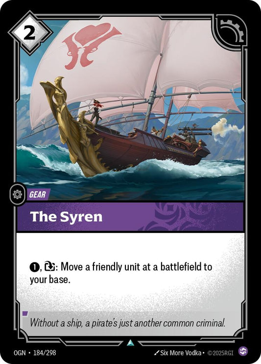 Image for The Syren (184/298) (Origins) - Riftbound: League of Legends Trading Card Game