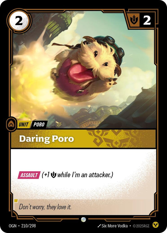 Image for Daring Poro (210/298) (Origins) - Riftbound: League of Legends Trading Card Game
