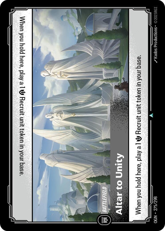 Image for Altar to Unity (275/298) (Origins) - Riftbound: League of Legends Trading Card Game