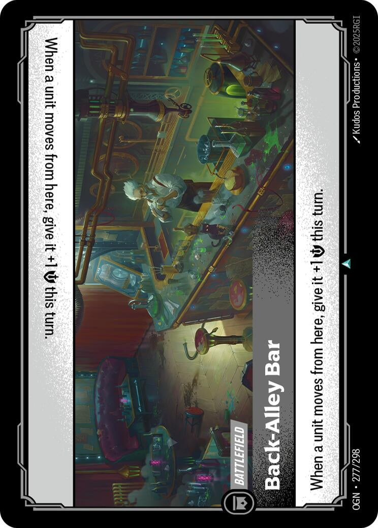 Image for Back-Alley Bar (277/298) (Origins) - Riftbound: League of Legends Trading Card Game