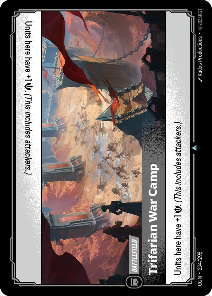 Image for Trifarian War Camp (294/298) (Origins) - Riftbound: League of Legends Trading Card Game