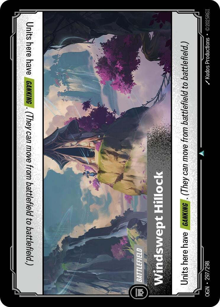 Image for Windswept Hillock (297/298) (Origins) - Riftbound: League of Legends Trading Card Game
