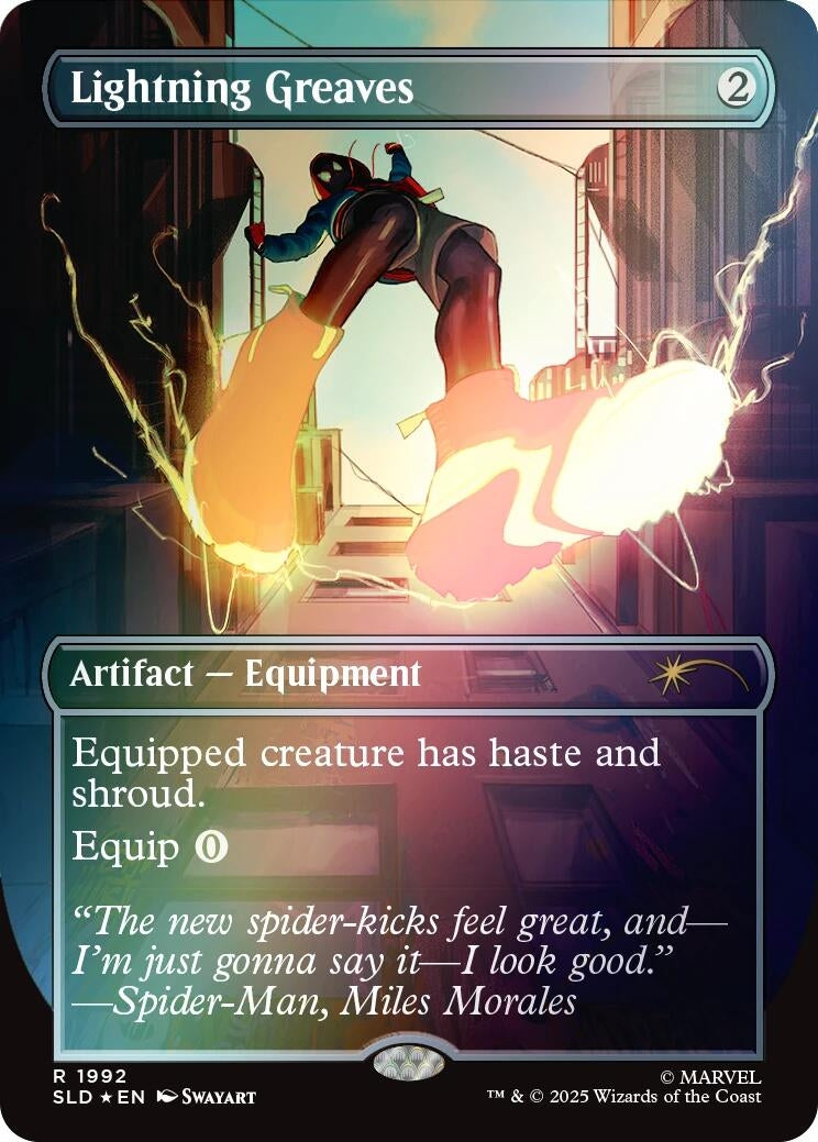 Image for Lightning Greaves (1992) (Rainbow Foil) (1992) - Magic: The Gathering