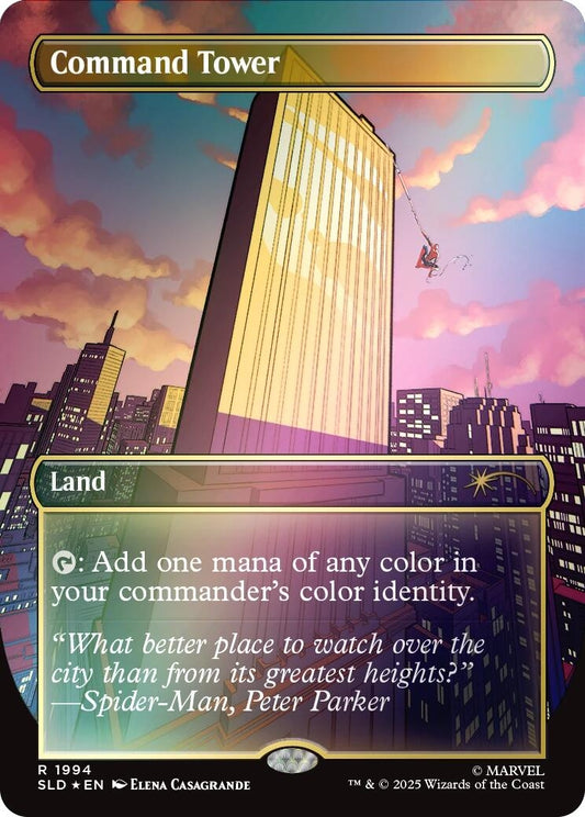 Image for Command Tower (1994) (Rainbow Foil) (1994) - Magic: The Gathering