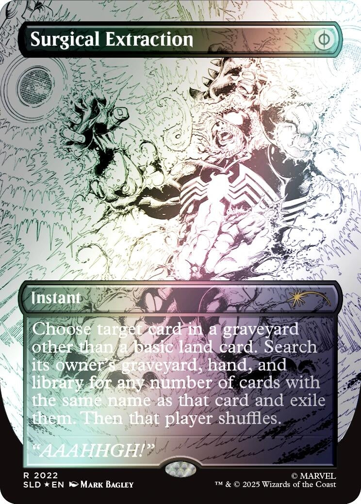 Image for Surgical Extraction (2022) (Rainbow Foil) (2022) - Magic: The Gathering