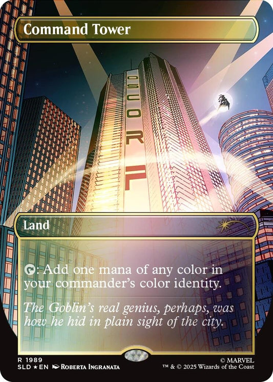 Image for Command Tower (1989) (Rainbow Foil) (1989) - Magic: The Gathering