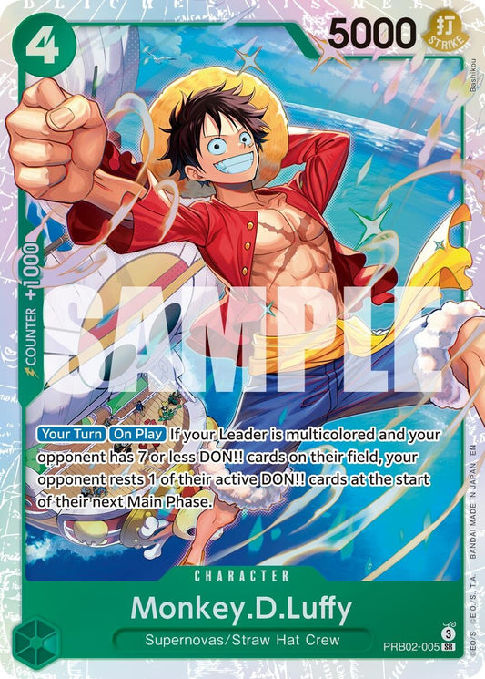 Image for Monkey.D.Luffy - PRB02-005 (PRB02-005) (Premium Booster -The Best- Vol. 2) - One Piece Card Game
