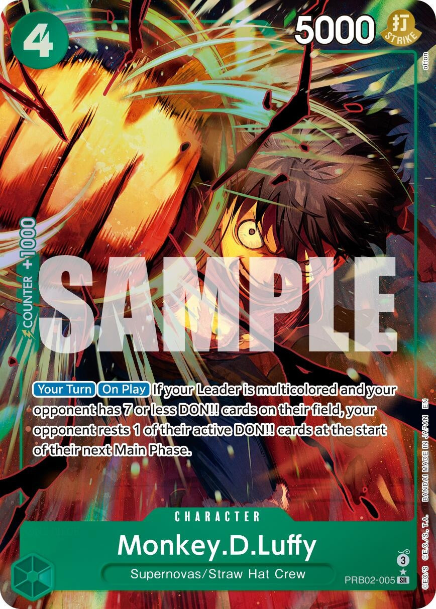 Image for Monkey.D.Luffy - PRB02-005 (Alternate Art) (PRB02-005) (Premium Booster -The Best- Vol. 2) - One Piece Card Game