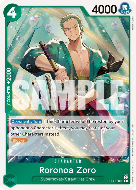 Image for Roronoa Zoro - PRB02-006 (PRB02-006) (Premium Booster -The Best- Vol. 2) - One Piece Card Game