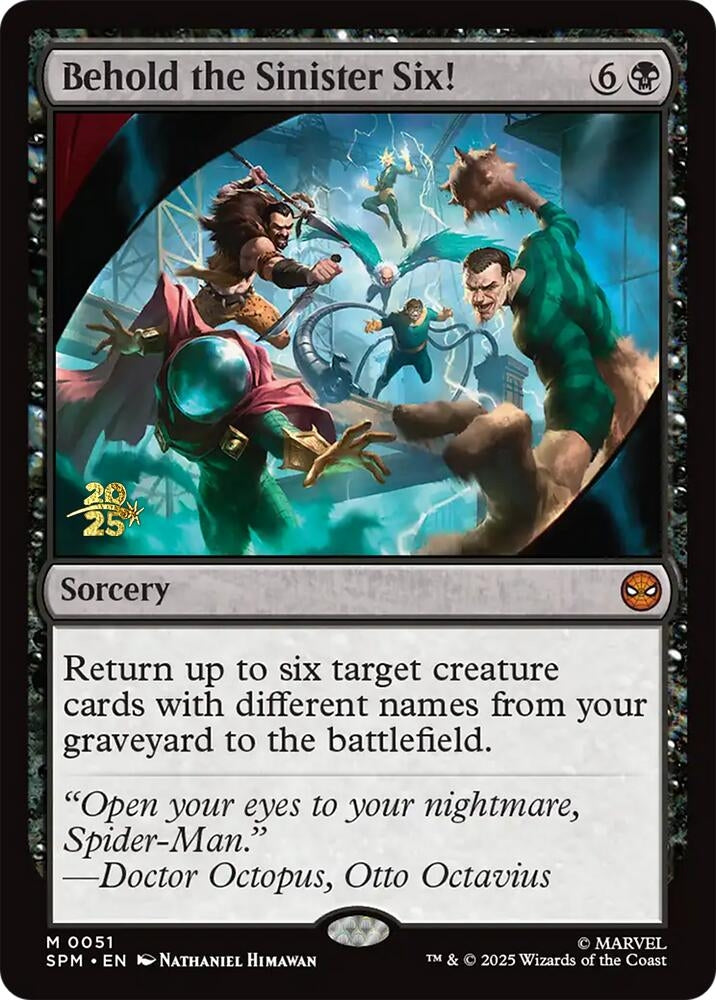 Image for Behold the Sinister Six! (51) - Magic: The Gathering