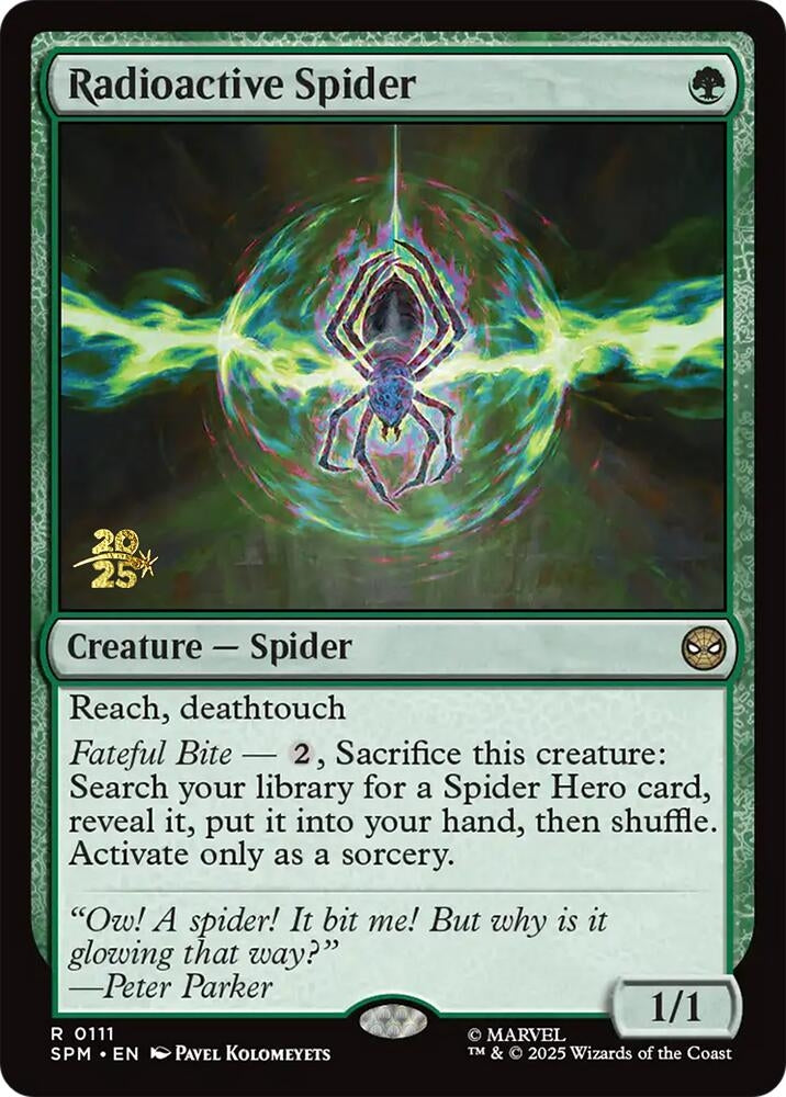 Image for Radioactive Spider (111) - Magic: The Gathering
