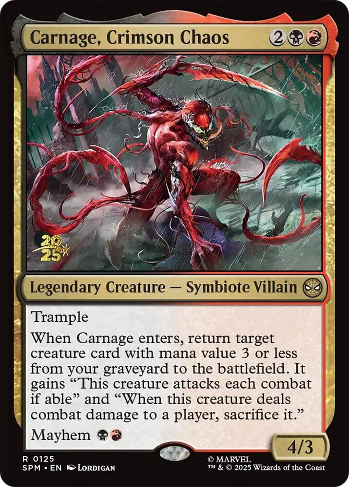 Image for Carnage, Crimson Chaos (125) - Magic: The Gathering