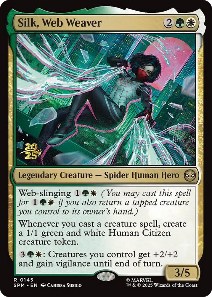 Image for Silk, Web Weaver (145) - Magic: The Gathering