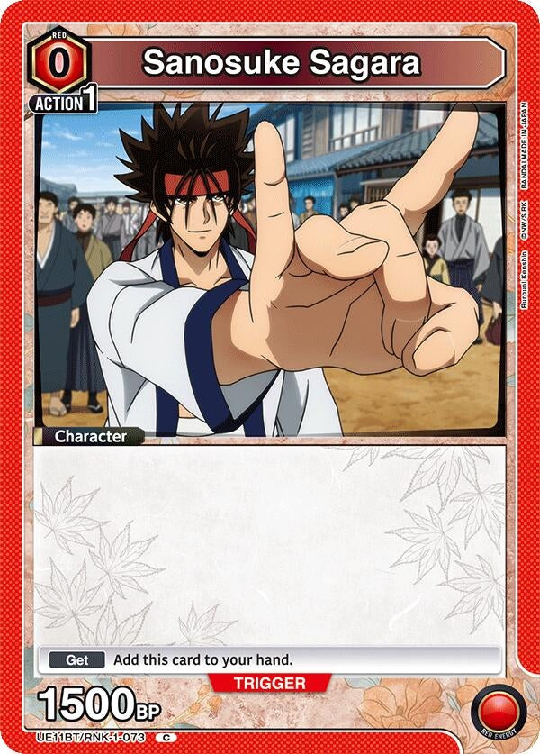Image for Sanosuke Sagara (073) (UE11BT/RNK-1-073) (UE11BT: Rurouni Kenshin) - Union Arena