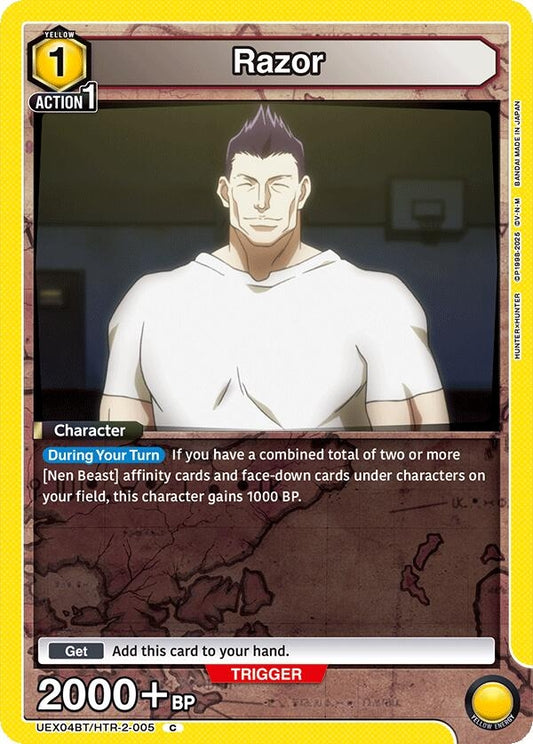 Image for Razor (005) (UEX04BT/HTR-2-005) (UEX04BT: HUNTER X HUNTER Vol.2) - Union Arena