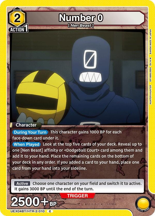 Image for Number 0 (UEX04BT/HTR-2-010) (UEX04BT: HUNTER X HUNTER Vol.2) - Union Arena