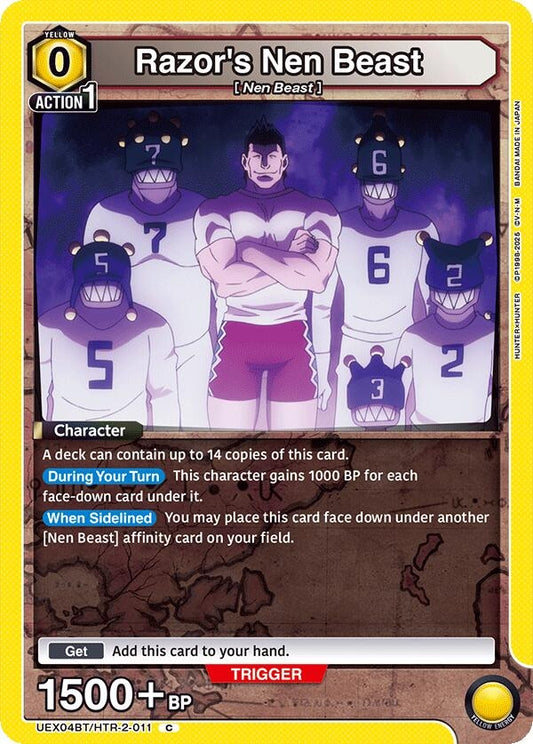 Image for Razor's Nen Beast (UEX04BT/HTR-2-011) (UEX04BT: HUNTER X HUNTER Vol.2) - Union Arena