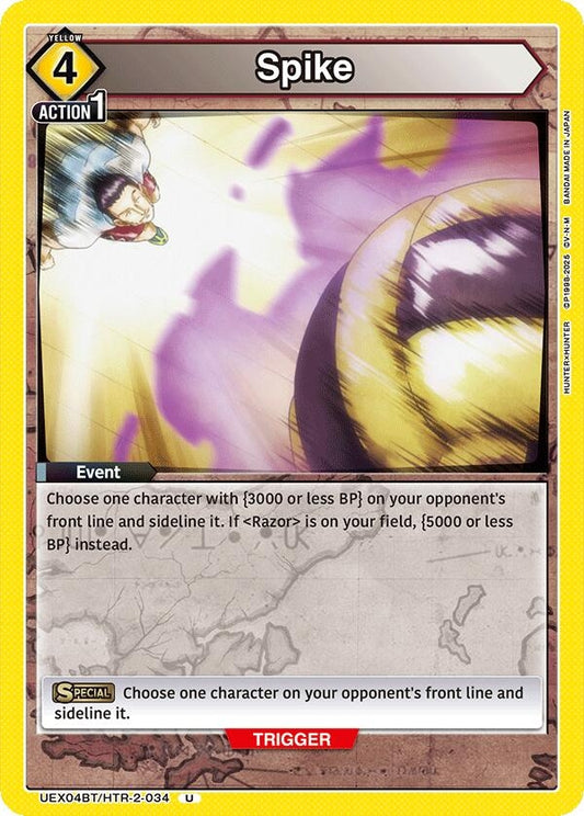 Image for Spike (UEX04BT/HTR-2-034) (UEX04BT: HUNTER X HUNTER Vol.2) - Union Arena