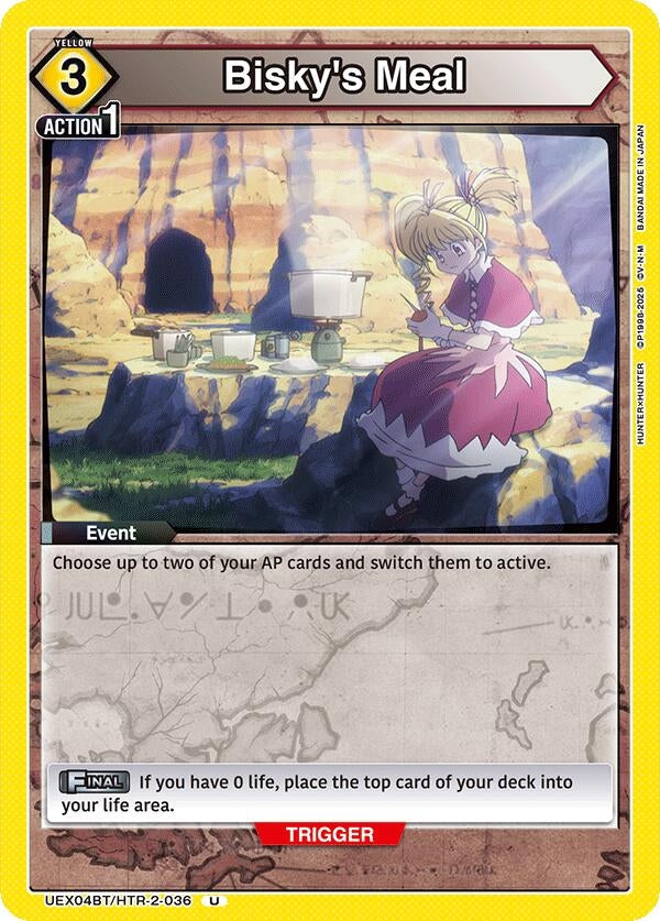 Image for Bisky's Meal (UEX04BT/HTR-2-036) (UEX04BT: HUNTER X HUNTER Vol.2) - Union Arena