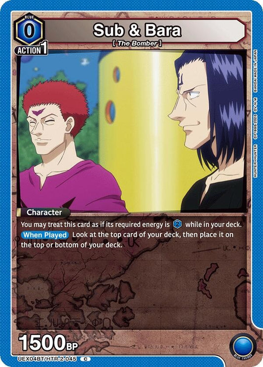 Image for Sub & Bara (UEX04BT/HTR-2-045) (UEX04BT: HUNTER X HUNTER Vol.2) - Union Arena