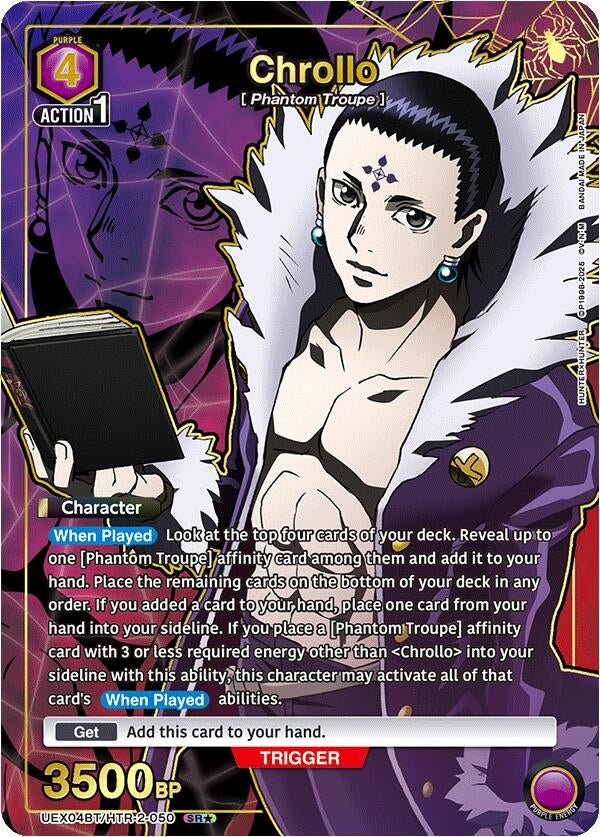 Chrollo (SR*) (UEX04BT/HTR-2-050) (UEX04BT: HUNTER X HUNTER Vol.2)