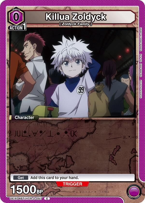 Image for Killua Zoldyck (057) (UEX04BT/HTR-2-057) (UEX04BT: HUNTER X HUNTER Vol.2) - Union Arena