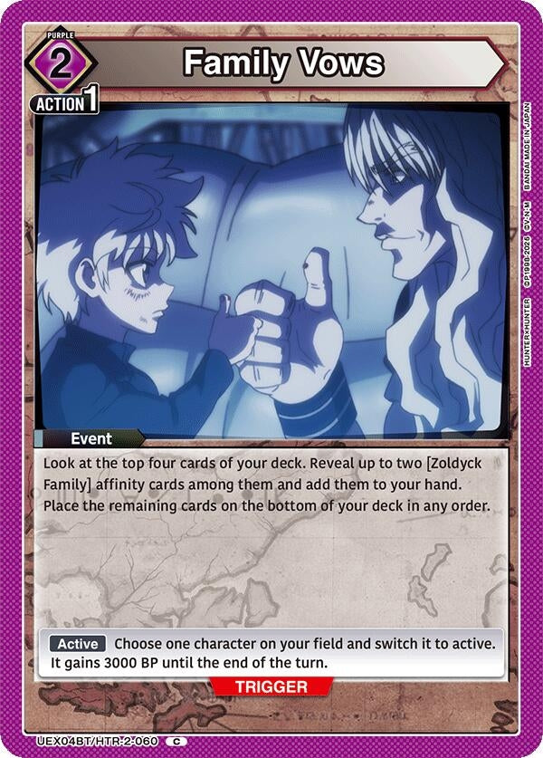 Image for Family Vows (UEX04BT/HTR-2-060) (UEX04BT: HUNTER X HUNTER Vol.2) - Union Arena