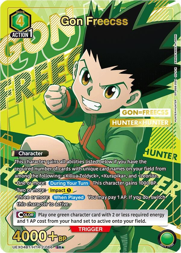 Gon Freecss (066) (SR*) (UEX04BT/HTR-2-066) (UEX04BT: HUNTER X HUNTER Vol.2)