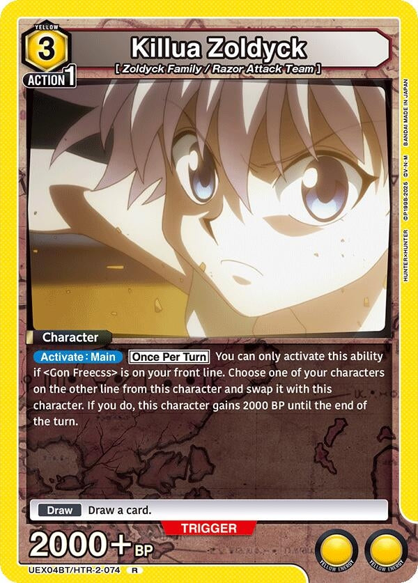 Image for Killua Zoldyck (074) (UEX04BT/HTR-2-074) (UEX04BT: HUNTER X HUNTER Vol.2) - Union Arena