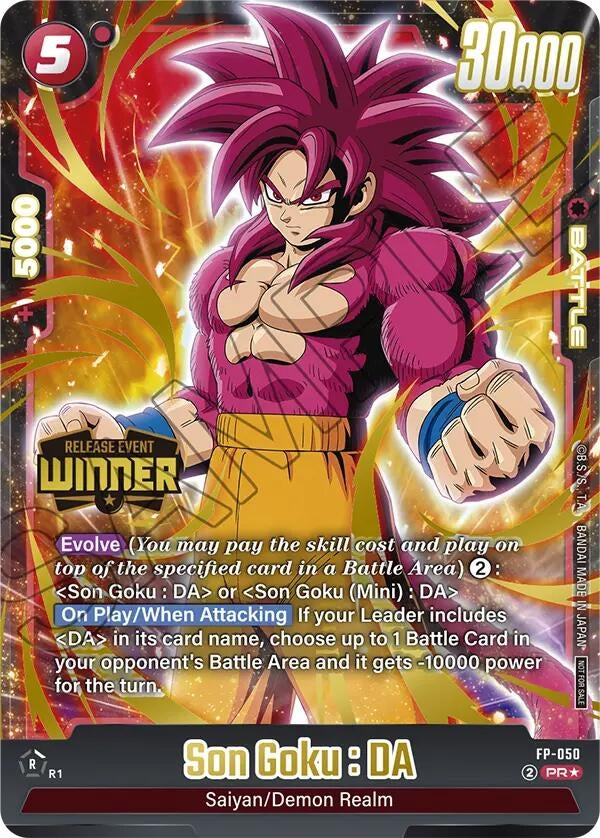 Image for Son Goku : DA - FP-050 (Release Event Winner) (FP-050) - Dragon Ball Super: Fusion World
