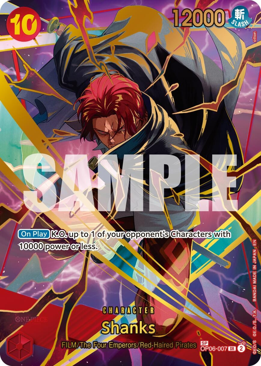 Image for Shanks (SP) (OP06-007) (Premium Booster -The Best- Vol. 2) - One Piece Card Game
